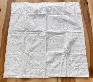 Croscill Liana White Cotton Floral Pattern Euro Sham 26 X 26  - Picture 1 of 3