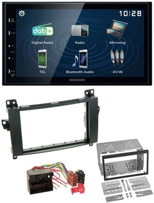Kenwood 2DIN Bluetooth MP3 USB DAB Autoradio für Mercedes Viano Vito W639 06-14 - Bild 1 von 4
