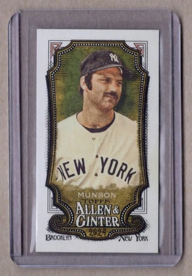 Thurman Munson 2024 Topps Allen & Ginter Béisbol Mini Brooklyn Back/25 Yankees Foto 1 de 2