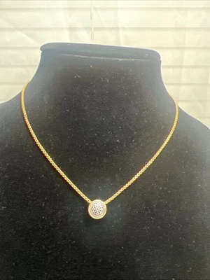 Brighton FERRARA  Ferrara Two Tone Luce Short Necklace STYLE -$78 New - Image 1 of 4