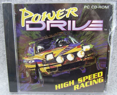 POWER DRIVE High Speed Racing PC CD-ROM Game ~ 1994 SEALED! 8 Racetracks - Image 1 of 4