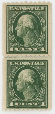 US #441 Line Pair | Unused OG | Very Fine/ Extra Fine - Image 1 of 2