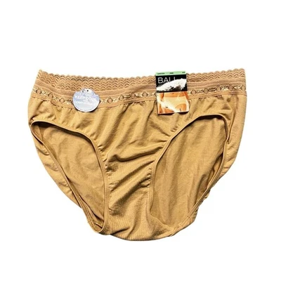 Bali Comfort Revolution Microfiber Seamless Lace Hipster #2990 Size XL 8/9 NEW - Image 1 of 4