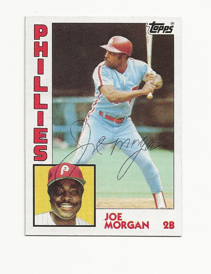 乔·摩根·费利斯亲笔签名卡 — 第 1/1 张图片