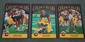 1991 Smokey Bear California Golden Bears College Football Set- Sean Dawkins - Picture 1 of 2