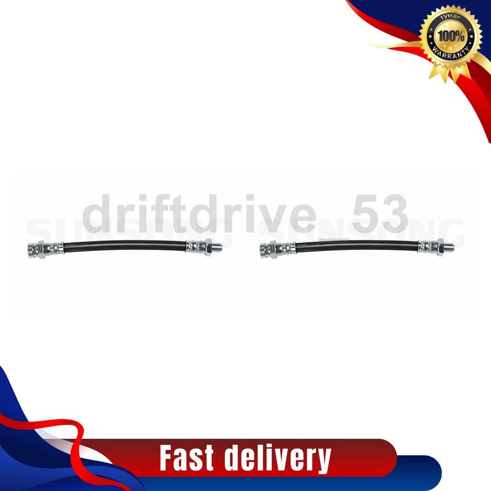 Par de mangueras de freno Sunsong para 1983 1984 1985 1986 1987 Mitsubishi Starion Foto 1 de 4