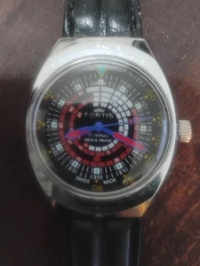 Seltene Vintage Fortis Taucheruhr 17 Jewels Swiss Made Automatic (geprüft) - Bild 1 von 13