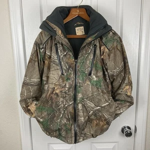 Red Head Men's Bone Dry Camo Thermolite Hooded Hunting Coat/Jacket w/ Liner Sz S - Picture 1 of 24