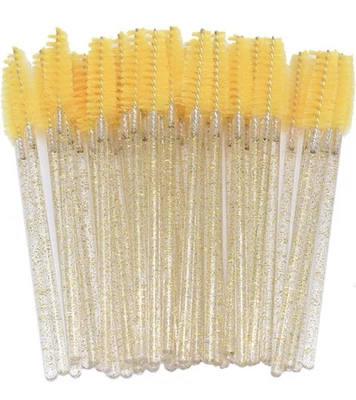 一次性 50 件每包睫毛刷睫毛膏魔杖涂抹器假脱 — 第 1/2 张图片