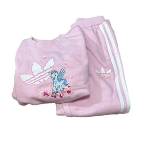 adidas x Disney Fantasia 2 piece Crew Set Size 2XS 5-6 years New with tags - Picture 1 of 7