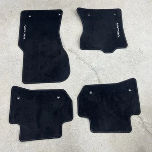 2020 VELAR OEM Range Rover Floor Mats Ebony Black Cloth Set of 4 - Picture 1 of 6
