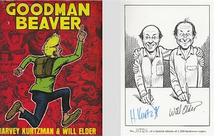 HARVEY KURTZMAN & WILL ELDER Both Signed! Ltd. Ed. GOODMAN BEAVER 1984 1st HC/DJ - Picture 1 of 10