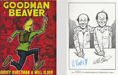HARVEY KURTZMAN & WILL ELDER Both Signed! Ltd. Ed. GOODMAN BEAVER 1984 1st HC/DJ - Image 1 of 4