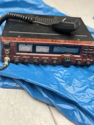 CB Funk Funkgerät ALBRECHT AE8000 Wurzelholzoptik Heimstation + Mikrofon - Bild 1 von 4