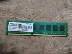 Patriot 8GB DDR3 Desktop RAM 1600 MHz PSD38G16002 - Picture 1 of 3