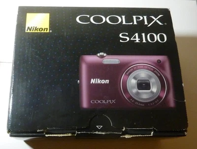 Nikon CoolPix S4100 14.0MP digital camera complete w/ box and accessories NICE - Image 1 of 4