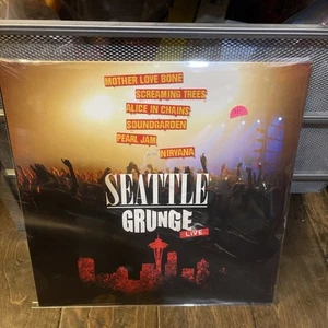 Seattle Grunge: Live Vinyl LP Nirvana , Pearl Jam, Soundgarden, Alice In Chains - Picture 1 of 4