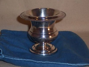 Vintage Gorham Silver Pedestal Dish Shield Horse Head 503 1/2 Display Beautiful  - Picture 1 of 7