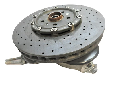 AUDI R8 2017 husillo delantero izquierdo del lado del conductor disco de freno de cerámica OEM 402,615,301,K Foto 1 de 4