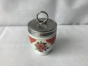 Royal Worcester Egg Coddler in the Hard to Find Worcester Flowers Pattern - Picture 1 of 8