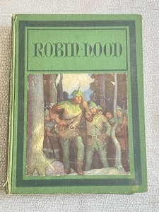 Robin Hood by Paul Creswick 1917 First Edition w/8 Color Plates by N.C. Wyeth - Picture 1 of 20