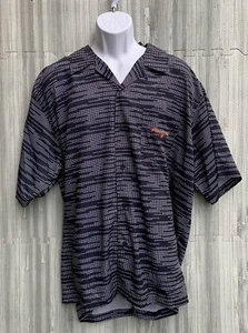 Pelle Pelle Marc Buchanan Men Xxl 2xl Black White Geometric All Over Print Y2K - Picture 1 of 11