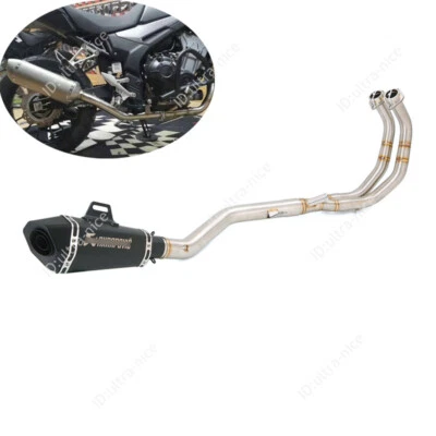 Silenciador silenciador tubo cabeçalho sistema de exaustão para Honda CBR500R CB500F/X 2013-2025 - Imagem 1 de 4