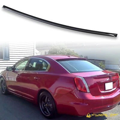 Fyralip Y15R Painted Black (Custom OK) Roof Spoiler Duckbill for Lincoln MKS 16- - Image 1 of 4