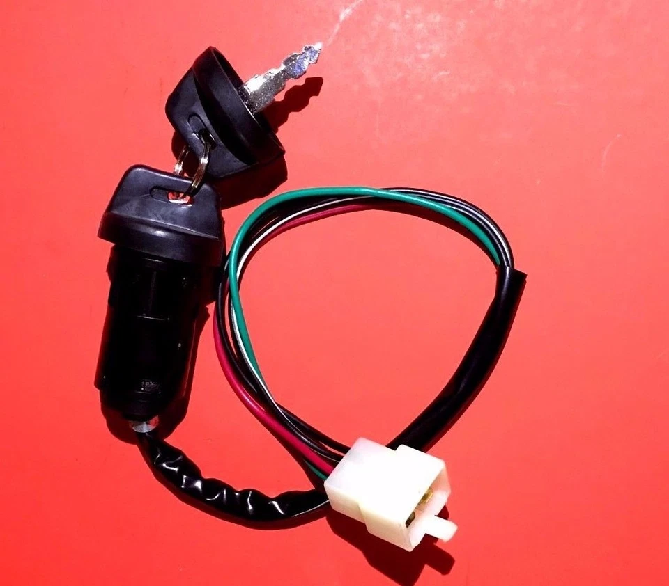 ETON 650720 MAIN KEY IGNITION SWITCH E-TON ATV ALL 2 & 4 STROKE 40 50 70 & 90 CC - Image 1 of 2