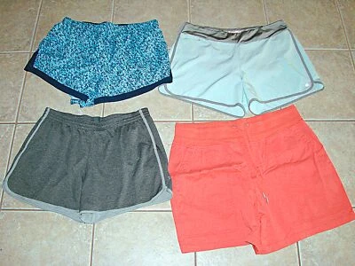 Lote de 4 Pantalones Cortos Informales para Mujer Vestido para Correr Talla 1X-2X Hang Ten Champion Plus Foto 1 de 4