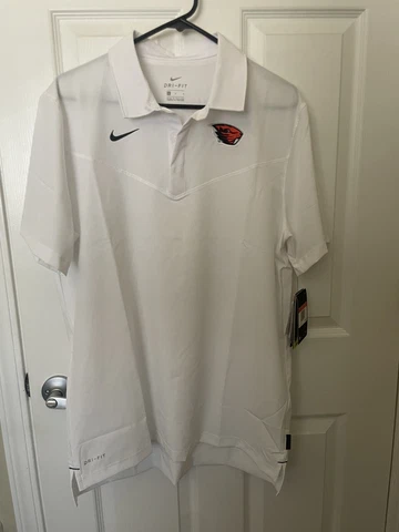 Oregon State Beavers Shirt Mens Large L Nike Dri-Fit On-Field Golf Polo NWT New Cover