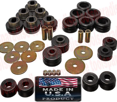 GMC Jimmy S15 1991-1981 KIT DE BUJE montaje carrocería cabina negra delantero trasero Foto 1 de 3