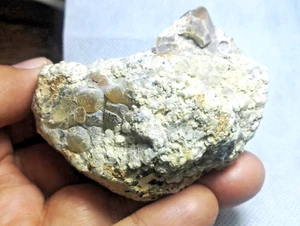Cristal de cuarzo Astrofilita incluido con rara combinación de Zagi Pakistán - Imagen 1 de 11