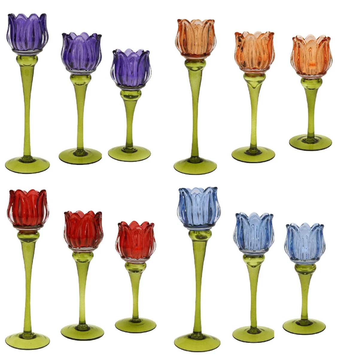 Kristall-Lotus Teelichthalter – Bunter Kerzenhalter Aus Glas, Regenbogenfarben, Für Deko & Meditation