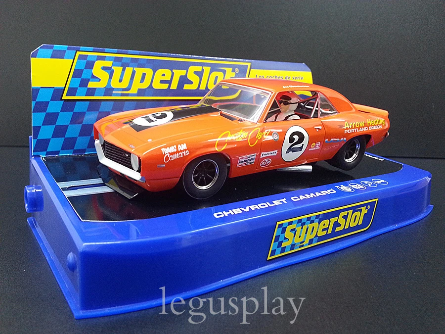SCX Scalextric Superslot H3611 Chevrolet Camaro 1969 Nº2 Joe Chamberlain Foto 1 de 4