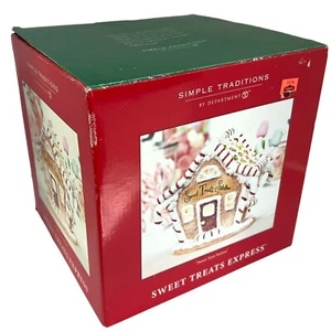 Department 56 Christmas Sweet Treats Express Süßigkeitenstation beleuchtetes Haus - Bild 1 von 6