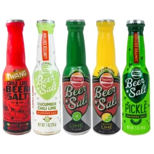 Confezione campionatore sali di birra Twang 5 carati - sottaceto lime limone lime cileno lime - Foto 1 di 6