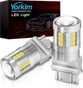 High Brightness 3157 LED Bulbs 6500K for Turn Signal & Brake Lights, 2-Pack - Picture 1 of 12