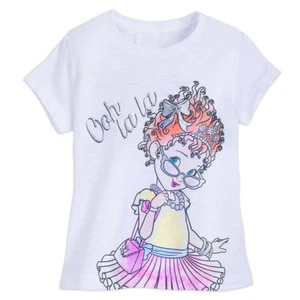 DISNEY STORE FANCY NANCY TEE T-SHIRT SLUBBED JERSEY KNIT METALLIC INK ACCENTS - Picture 1 of 1