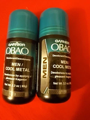 4   PACK GARNIER OBAO MEN COOL METAL  DEODORANT 2.3 OZ EACH - Image 1 of 2