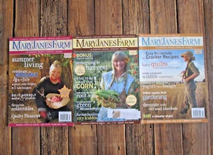 Mary Janes Farm Magazine Lot 3 Issues 2009 Homestead Farming Organic Gardening - Picture 1 of 4