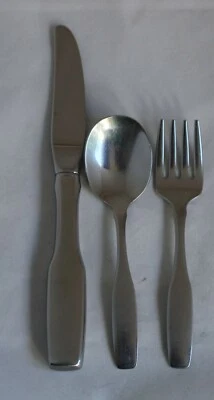 Oneida Community Paul Revere Youth Knife & Baby/Toddler Fork and Spoon - Image 1 of 4