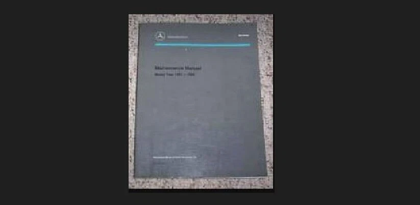 Mercedes Benz 500SEL 500SEC 126 1985 chasis mantenimiento unidad de ajuste repuesto Foto 1 de 1