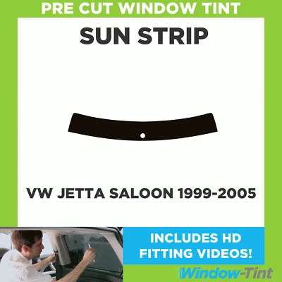 Pre Cut Window Tint - For VW Jetta 4-door Berlina 1999-2005 - Sunstrip - Image 1 of 4