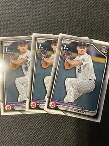 2024 Bowman Draft Base Lot (3) Brody Brecht - 1st Bowman - Picture 1 of 1