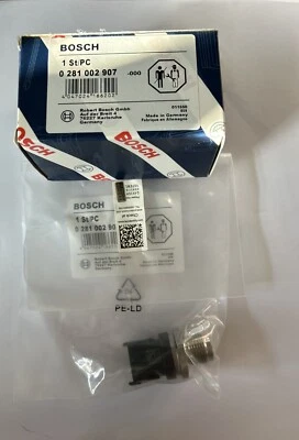 Fuel Rail Pressure Sensor for RENAULT Traffic 1.9 2.2 2.5 0281002907 - Image 1 of 3