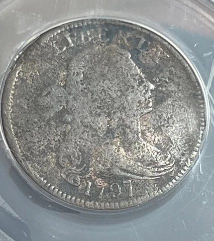 🔥 CHEAPEST ON EBAY ANACS  1797 S-135 draped bust large cent Cover