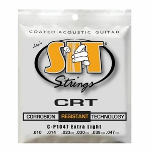 S.I.T. Strings CP1047 - CRT Coated Phosphor Bronze Acoustic Extra Light (10-47) - Picture 1 of 1