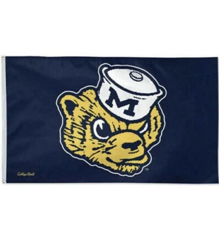 Michigan Wolverines 3x5 Flag Man Cave Free Shipping  USA Seller Cover