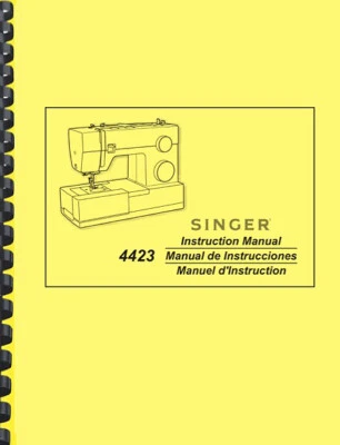 Singer 4423 Sewing Machine OWNER'S INSTRUCTION MANUAL - Image 1 of 3